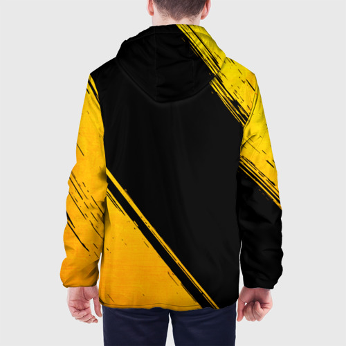 Мужская куртка 3D Monaco - gold gradient вертикально, цвет 3D печать - фото 5