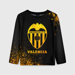 Детский лонгслив 3D Valencia - gold gradient