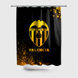 Штора 3D для ванной Valencia - gold gradient