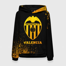 Женская толстовка 3D Valencia - gold gradient