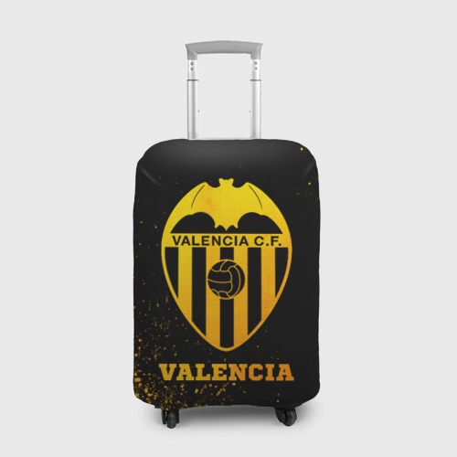 Чехол для чемодана 3D Valencia - gold gradient, цвет 3D печать