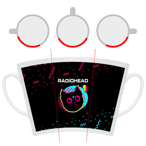 Кружка Латте Radiohead - rock star cat - фото 6