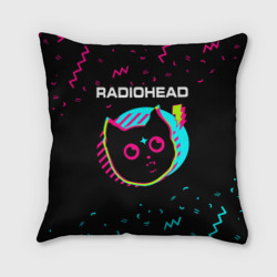 Подушка 3D Radiohead - rock star cat