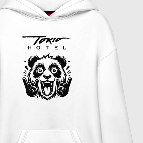 Худи SuperOversize хлопок Tokio Hotel - rock panda - фото 3