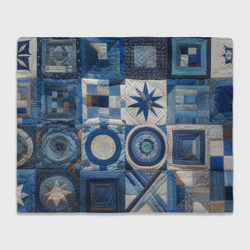 Плед 3D Denim patchwork - ai art