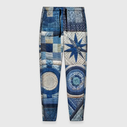 Мужские брюки 3D Denim patchwork - ai art