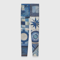 Леггинсы 3D Denim patchwork - ai art