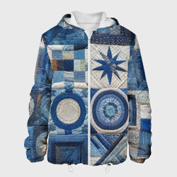 Мужская куртка 3D Denim patchwork - ai art