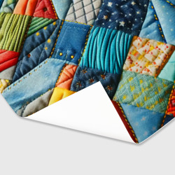 Бумага для упаковки 3D Лоскутное одеяло - пэчворк  - фото 2