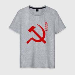 СССР серп и молот red – Мужская футболка хлопок с принтом купить со скидкой в -20%
