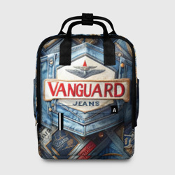 Женский рюкзак 3D Vanguard denim patchwork - ai art