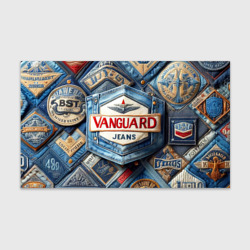 Бумага для упаковки 3D Vanguard denim patchwork - ai art