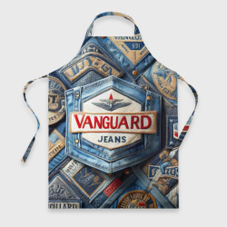 Фартук 3D Vanguard denim patchwork - ai art