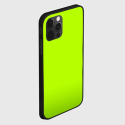 Чехол для iPhone 12 Pro Max Яркий салатовый с лёгким затемнением - фото 2