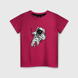 Детская футболка хлопок Alone astronaut