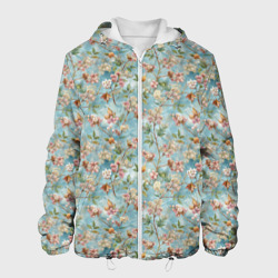 Сирень и цветочки – Мужская куртка 3D с принтом купить со скидкой в -10%