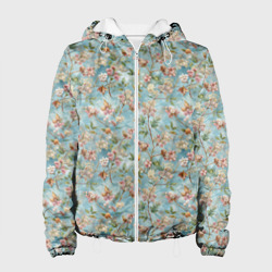 Сирень и цветочки – Женская куртка 3D с принтом купить со скидкой в -10%