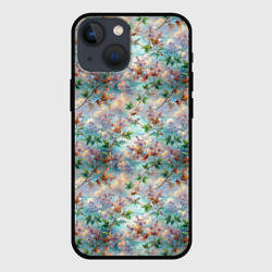 Сирень объемный паттерн – Чехол для iPhone 13 mini с принтом купить