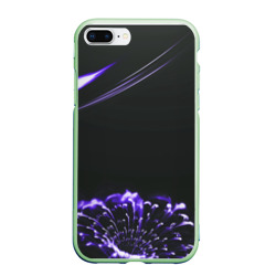 Неоновый фиолетовый цветок в темноте – Чехол для iPhone 7Plus/8 Plus матовый с принтом купить