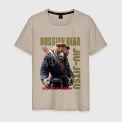 Мужская футболка хлопок BJJ Bear