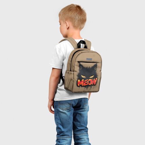 Детский рюкзак 3D Силуэт кошки мяу - фото 3