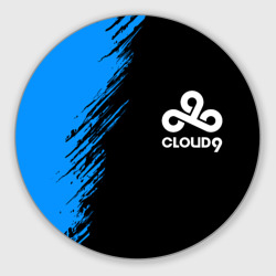 Круглый коврик для мышки Cloud9 team