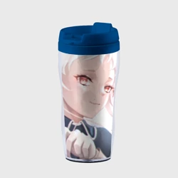 Термокружка-непроливайка Реинкарнация Безработного Сильфиетта smile