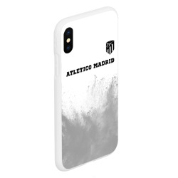 Чехол для iPhone XS Max матовый Atletico Madrid sport на светлом фоне посередине - фото 2