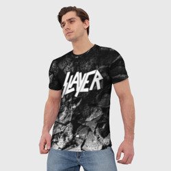 Мужская футболка 3D Slayer black graphite - фото 2