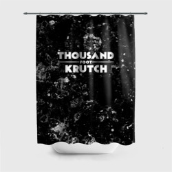 Штора 3D для ванной Thousand Foot Krutch black ice