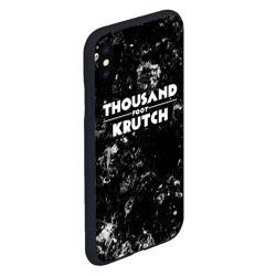 Чехол для iPhone XS Max матовый Thousand Foot Krutch black ice - фото 2