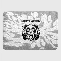 Картхолдер с принтом Deftones рок панда на светлом фоне - фото 2