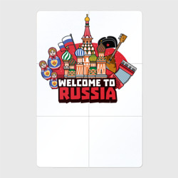 Магнитный плакат 2Х3 Welcome to Russia color