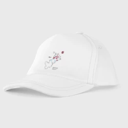 Детская бейсболка Карта туристических мест Москвы