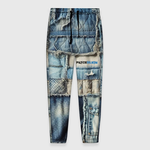 Мужские брюки 3D Patchwork denim - vogue, цвет 3D печать