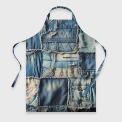 Фартук 3D Patchwork denim - vogue