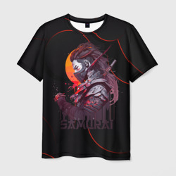 Самурай с мечом  – Мужская футболка 3D с принтом купить со скидкой в -26%