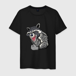 Мужская футболка хлопок Raccoon