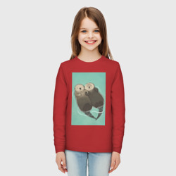 Детский лонгслив хлопок Выдры плавают - фото 2