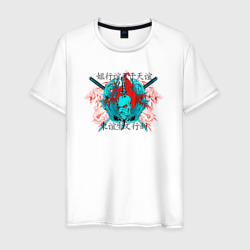Samurai symbols – Мужская футболка хлопок с принтом купить со скидкой в -20%
