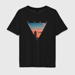 Мужская футболка хлопок Oversize Dune - Desert