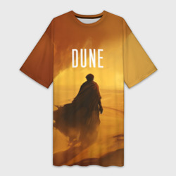 Платье-футболка 3D Дюна - пустыня