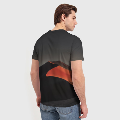 Мужская футболка 3D Дюна - песок, цвет 3D печать - фото 4