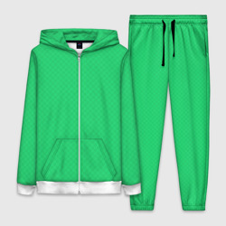 Яркий зелёный текстурированный в мелкий квадрат – Женский костюм 3D с принтом купить со скидкой в -21%