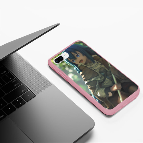 Чехол для iPhone 7Plus/8 Plus матовый Реинкарнация Безработного Roxy Megurdia smile, цвет баблгам - фото 5