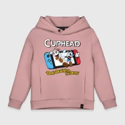 Детское худи Oversize хлопок Switch cuphead 