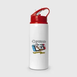 Бутылка для воды с трубочкой Switch cuphead 