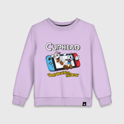 Детский свитшот хлопок Switch cuphead 