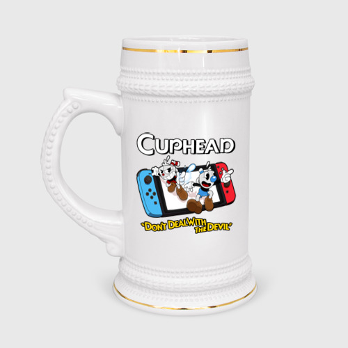 Кружка пивная Switch cuphead 