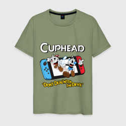 Мужская футболка хлопок Switch cuphead 